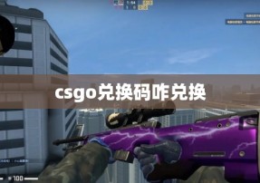 csgo兑换码咋兑换