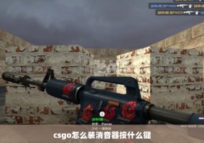 csgo怎么装消音器按什么键