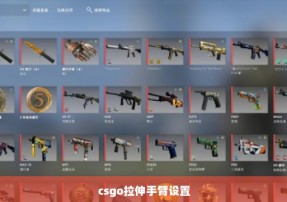 csgo拉伸手臂设置