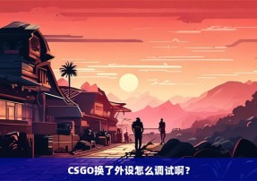 CSGO换了外设怎么调试啊？