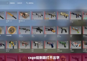 csgo控制器打不出字