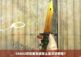 CSGO2印花集贴纸怎么配才好看呢？