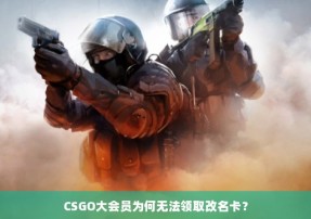 CSGO大会员为何无法领取改名卡？