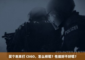 买个本本打 CSGO，怎么样呢？性能好不好呢？