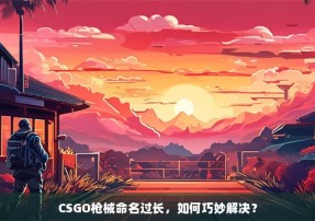 CSGO枪械命名过长，如何巧妙解决？