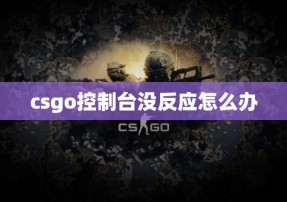 csgo控制台没反应怎么办