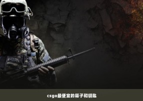 csgo最便宜的箱子和钥匙