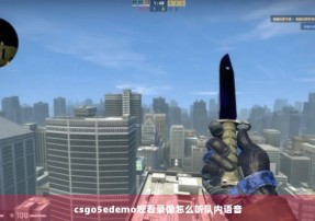 csgo5edemo观看录像怎么听队内语音