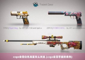 csgo自带白色准星怎么关掉 (csgo自带手套的角色)