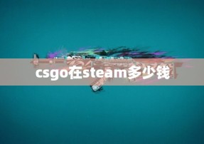 csgo在steam多少钱