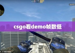 csgo看demo帧数低