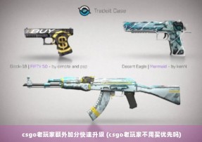 csgo老玩家额外加分快速升级 (csgo老玩家不用买优先吗)