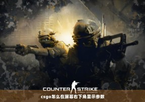 csgo怎么在屏幕右下角显示参数