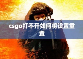 csgo打不开如何将设置重置