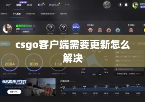 csgo客户端需要更新怎么解决