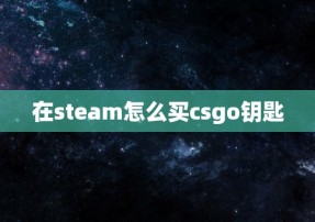 在steam怎么买csgo钥匙