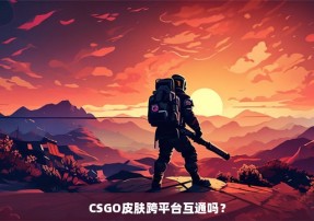 CSGO皮肤跨平台互通吗？