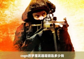 csgo的梦魇武器箱钥匙多少钱