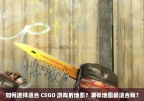 如何选择适合 CSGO 游戏的地图？哪张地图最适合我？