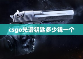 csgo光谱钥匙多少钱一个