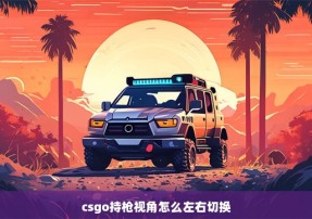 csgo持枪视角怎么左右切换