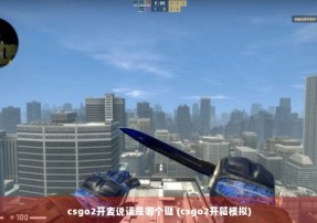 csgo2开麦说话是哪个键 (csgo2开箱模拟)