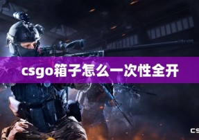 csgo箱子怎么一次性全开