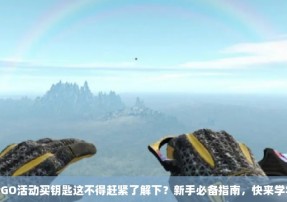 CSGO活动买钥匙这不得赶紧了解下？新手必备指南，快来学学！