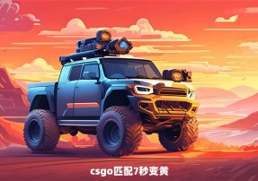 csgo匹配7秒变黄