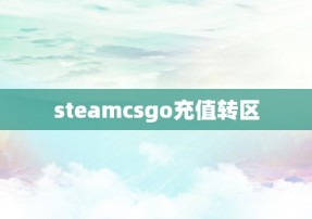 steamcsgo充值转区