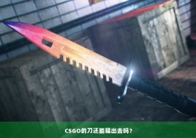 CSGO的刀还能租出去吗？