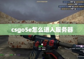 csgo5e怎么进入服务器