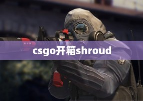 csgo开箱shroud