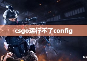 csgo运行不了config