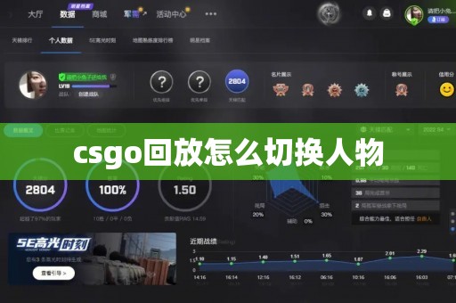 csgo回放怎么切换人物