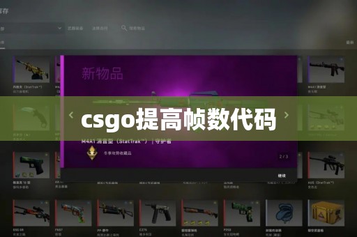 csgo提高帧数代码