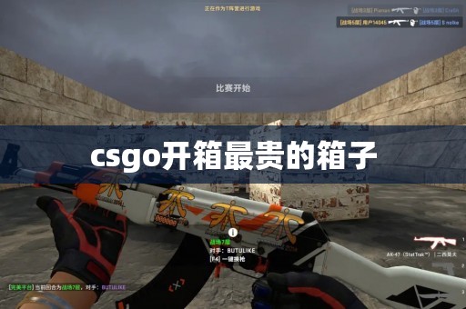 csgo开箱最贵的箱子