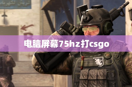 电脑屏幕75hz打csgo