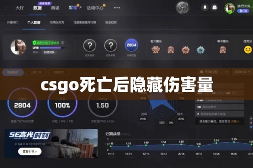 csgo死亡后隐藏伤害量