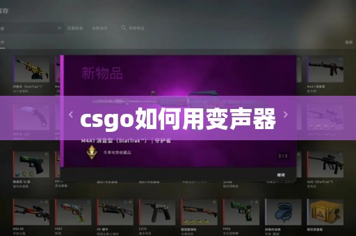 csgo如何用变声器