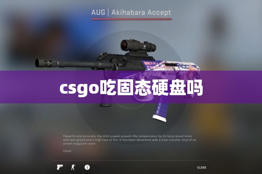 csgo吃固态硬盘吗