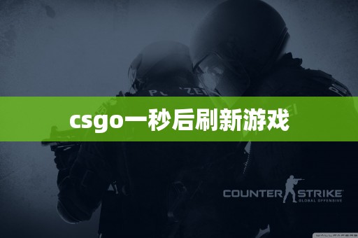 csgo一秒后刷新游戏