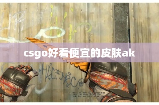 csgo好看便宜的皮肤ak