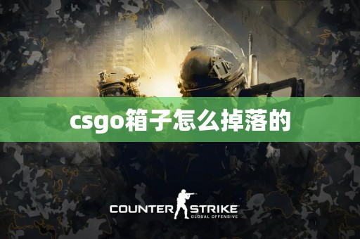 csgo箱子怎么掉落的