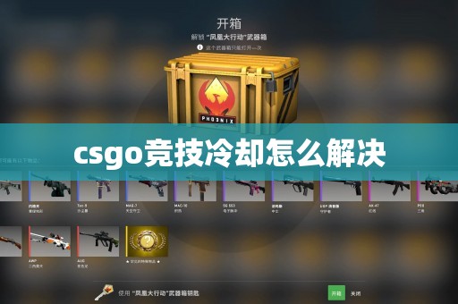 csgo竞技冷却怎么解决