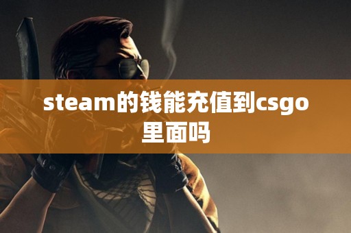 steam的钱能充值到csgo里面吗