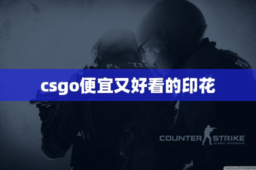 csgo便宜又好看的印花