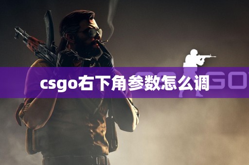 csgo右下角参数怎么调