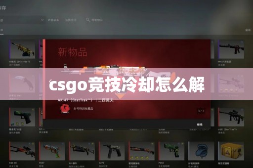 csgo竞技冷却怎么解