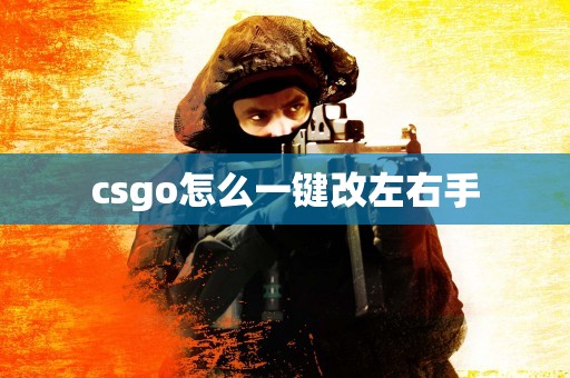 csgo怎么一键改左右手